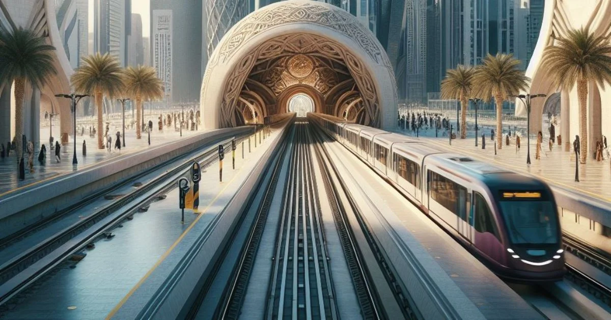 Ras Bu Aboud Metro Station Doha